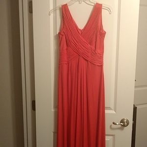 Coral Evening Dress